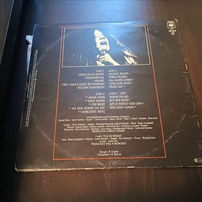 Janis Joplin 2 LP Anthology CBS records 1980 savrs