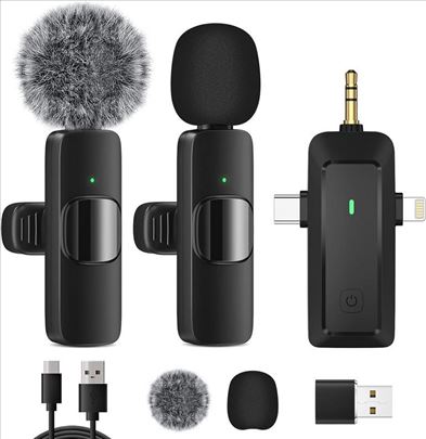 HMKCH duo wireless bežični mikrofon za sve uređaje