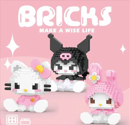 LEGO Kuromi/Hello Kitty/My Melody i Aksesoari
