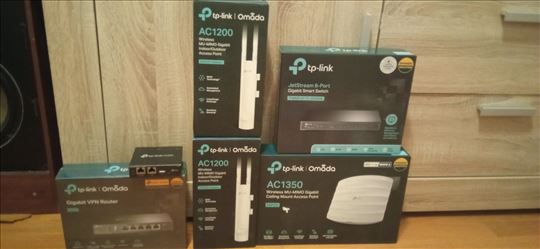 TP-LINK Omada biznis komplet RETKO NOVO 6 uređaja!