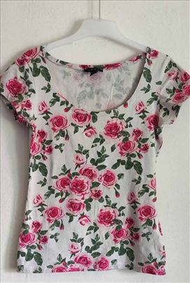 Amisu cvetna majica vel. XS/S