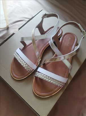 Graceland nove,  zlatno srebrne sandale