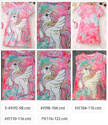 Haljina Cute Unicorn- veličine na slici