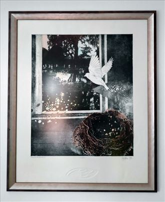 Popržan 1992 Volare (bakropis, akvatinta)