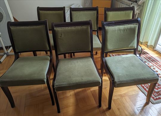 Trpezarijske stolice, 6 komada