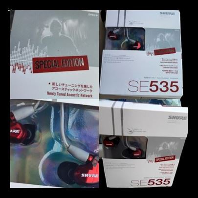 IN EAR slusalice SHURE SE535 special edition RED
