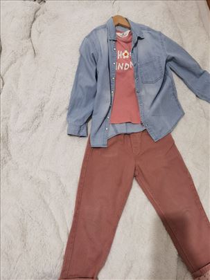 Set- pantalone košulja i majica Rolka i šorts