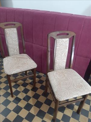 Beograd, kod Paliluske pijace, komplet 3 stolice
