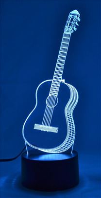 Gitara LED lampa