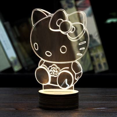 Hello Kitty LED lampa
