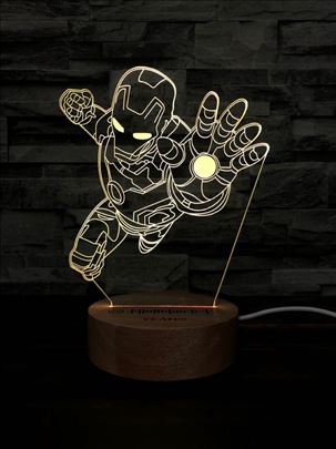 Ironman LED lampa