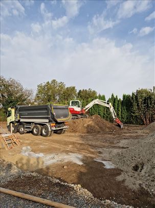 Iskop zemlje, rušenje i odvoz, prevoz materijala