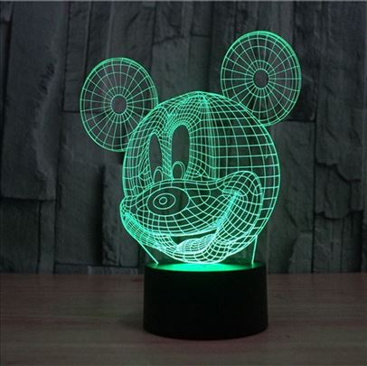 Miki Maus LED lampa