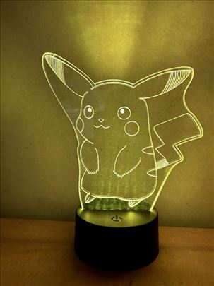 Pikachu LED lampa