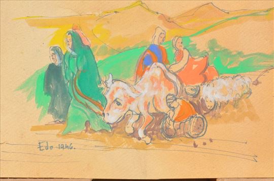 Edo Murtić, kompozicija 1946