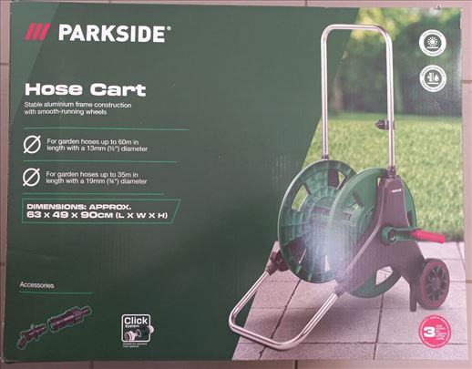 Motalica za baštensko crevo Parkside 
