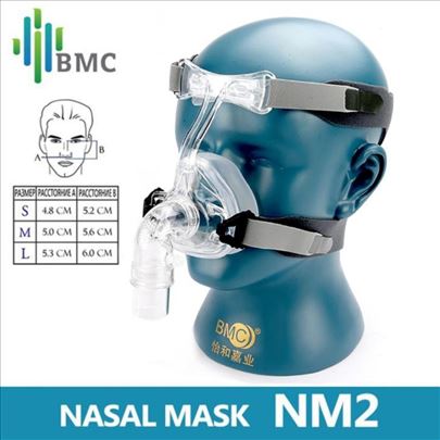 BMC maske za sleep apneu za nos ili celo lice