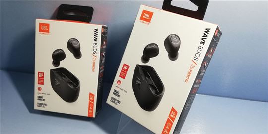 JBL Wave Buds True Wireless Crne Novo