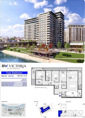 Premium petosobni penthouse pored reke BW VICTORIA