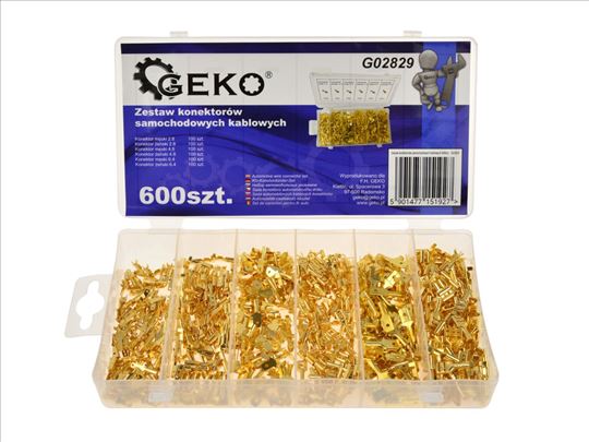 Set konektora za auto kablove 600 kom  