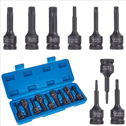 Set udarnih torx ključeva 9 kom 