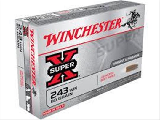 Winchester .243 Super X 80gr