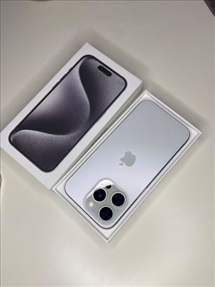 iPhone 15 PRO 256GB Titanium White / Beli kao NOV