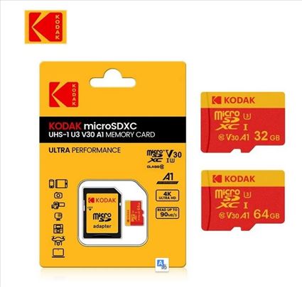 Original Kodak Mikro SD memorija 32GB + SD adapter