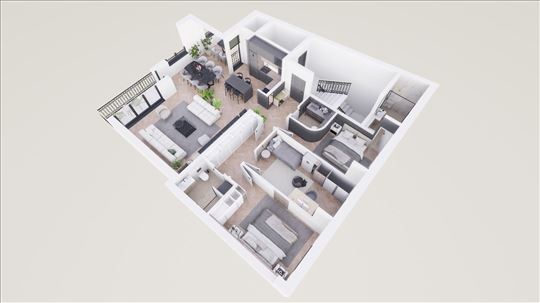 Novogradnja u Deli-Radivoja, Lekino brdo 106m²