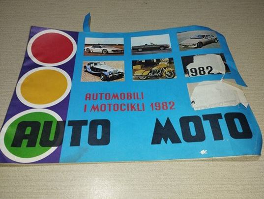 Album za slicice Automobili i Motocikli 1982