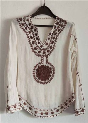 Vintage vezena u hipi stilu bluza vel.xs/s