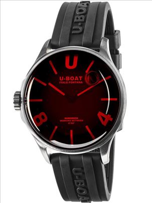 U-Boat 9305 Darkmoon SS Red Glass 40mm muski sat D