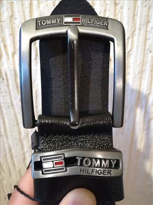 Novi muški kožni markirani kaiš Tommy Hilfiger