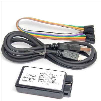 USB logički analizator logic analyzer 24MHz8kanala