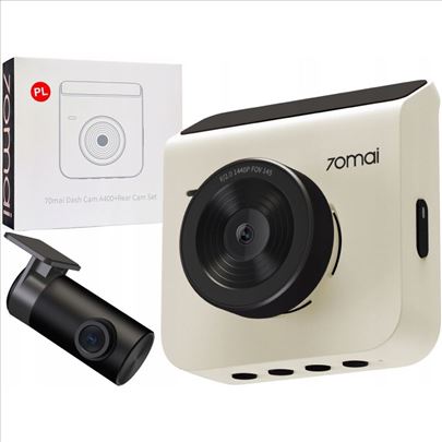 Auto kamera Xiaomi 70mai a400 +rear cam ivory novo