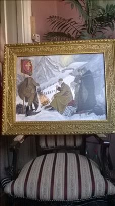 Povlačenje preko Albanije -1915- 80x64