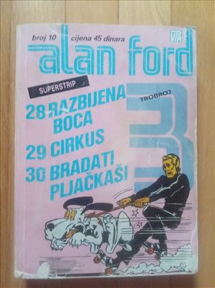 Alan Ford Trobroj Broj 10 (Vjesnik, 1991) 