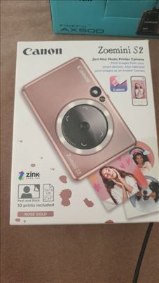 CANON Zoemini S2 selfi+mini štampač rose gold