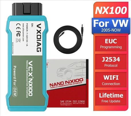 VXDIAG VCX NANO NX100 WiFi- VW/Audi/Škoda/Seat/Ben