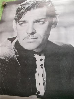 Klerk Gejbl - stari veliki crno-beli poster