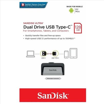 SanDisk Ultra Dual Drive USB  Type-C 128gb G46