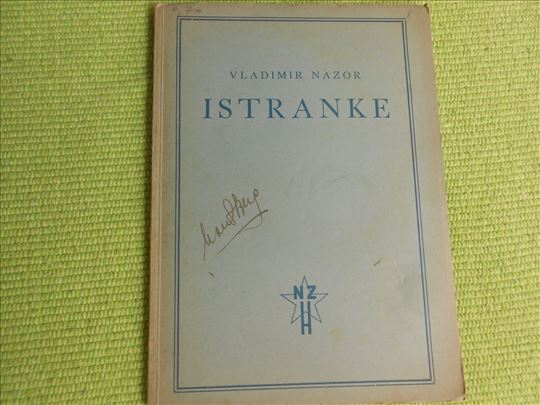 1945. Vladimir Nazor - Istranke