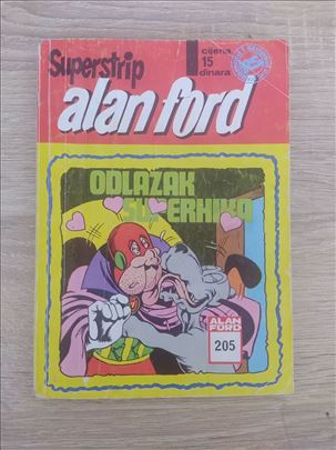 Alan Ford Vjesnik 205 - ODLAZAK SUPERHIKA