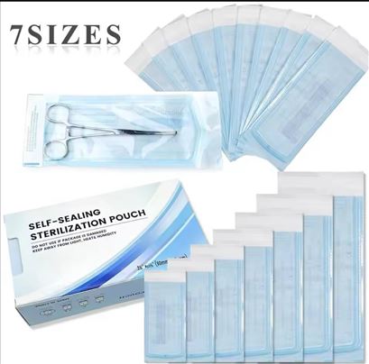 Kese za sterilizaciju instrumenata u 4 veličine 