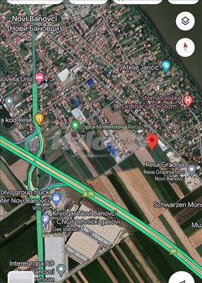 Plac u Novim Banovcima 16,68ari blizina autoputa