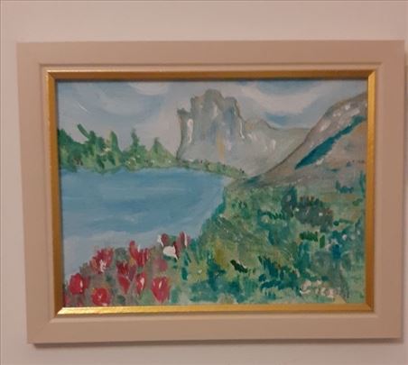 Priroda akril na platnu 18x20 uramljena
