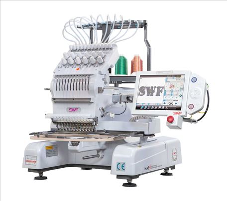 SWF MAS 12 Needle Embroidery Machine Includes Cap