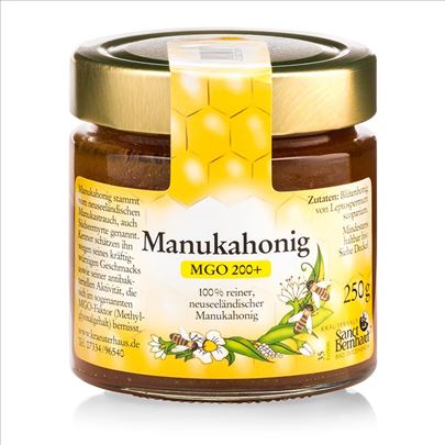 Manuka Med 200+ MGO, 250gr, Novi Zeland i Nemačka