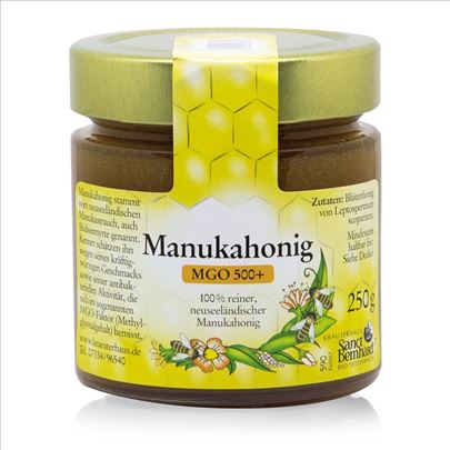 Manuka Med 500+ MGO, 250gr Novi Zeland i Nemačka