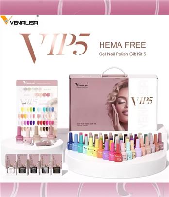 VIP 5 komplet gel lakovi 60 komada 